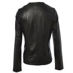 Leather Jacket Black/ddy: AWL-672