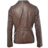 Leather Jacket Brown/nap: AWL-529