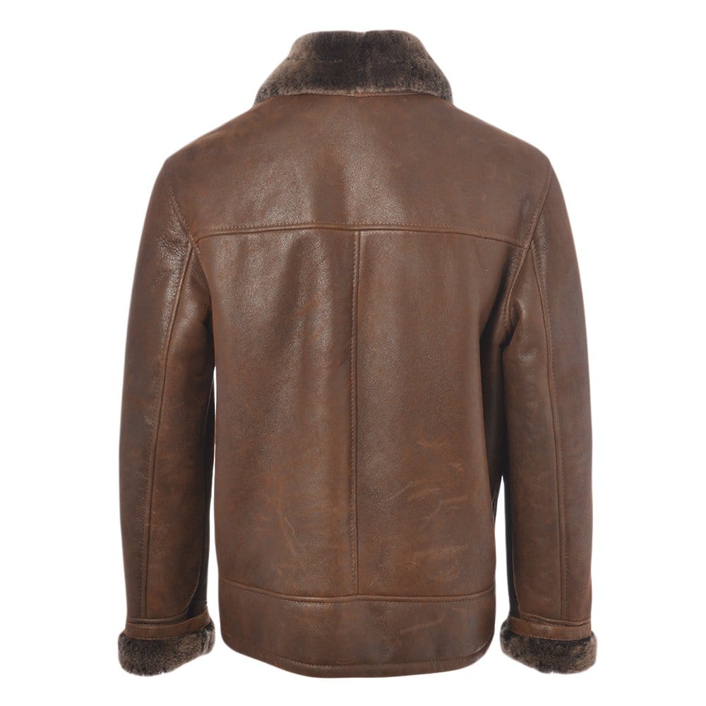 Sheepskin Flying Jacket Tobacco: KE 007E