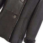 Sheepskin Coat Dark-Brown: KB 460