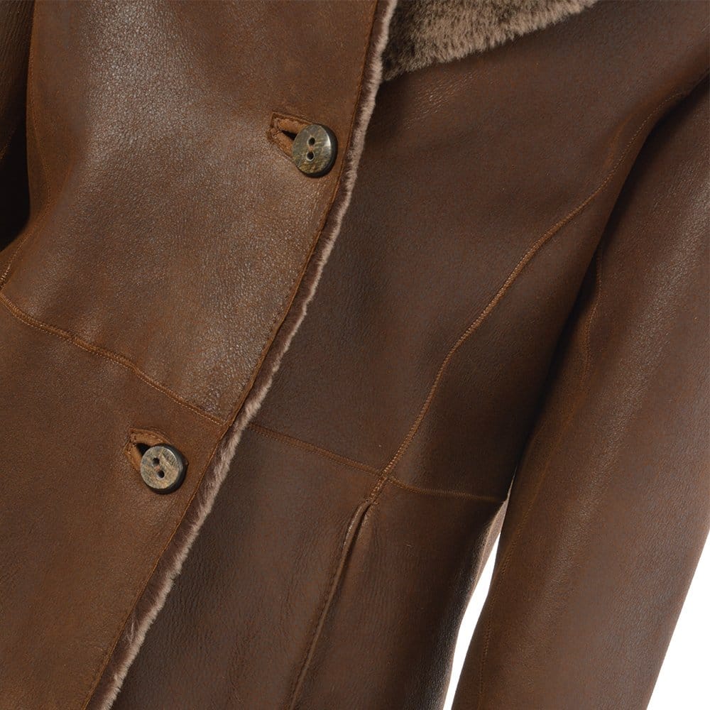 Sheepskin Coat Tobacco: KB 460