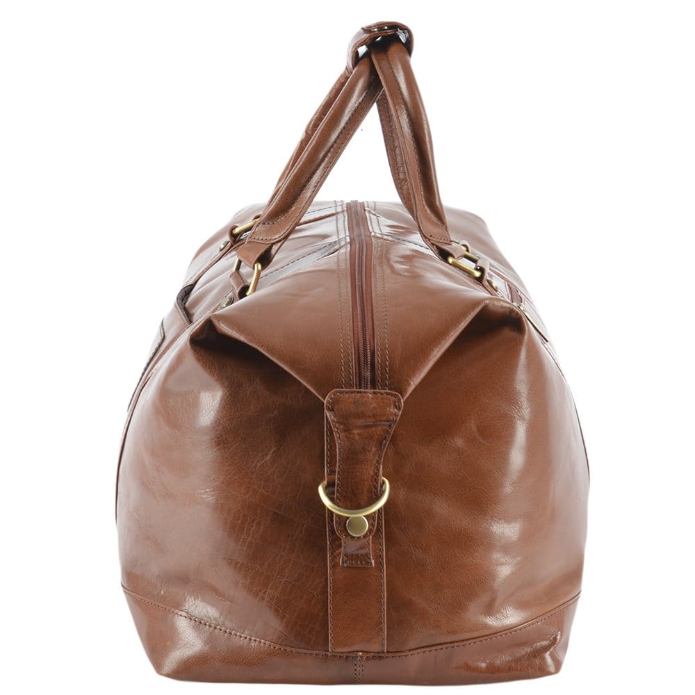 Mens Large Travel Holdall Chestnut/vt : 2070