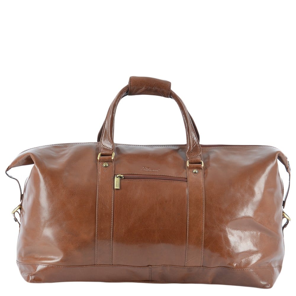 Mens Large Travel Holdall Chestnut/vt : 2070