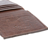 Leather Wallet Tan/crum 1415 C