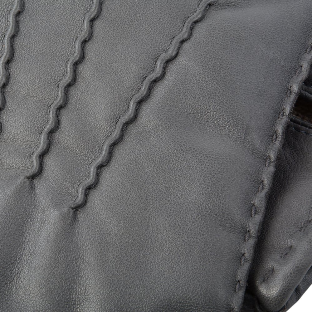 Mens Leather Gloves Gray : 710