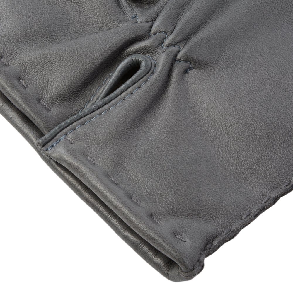 Mens Leather Gloves Gray : 710