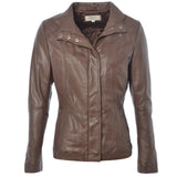 Leather Jacket Brown/nap: AWL-529