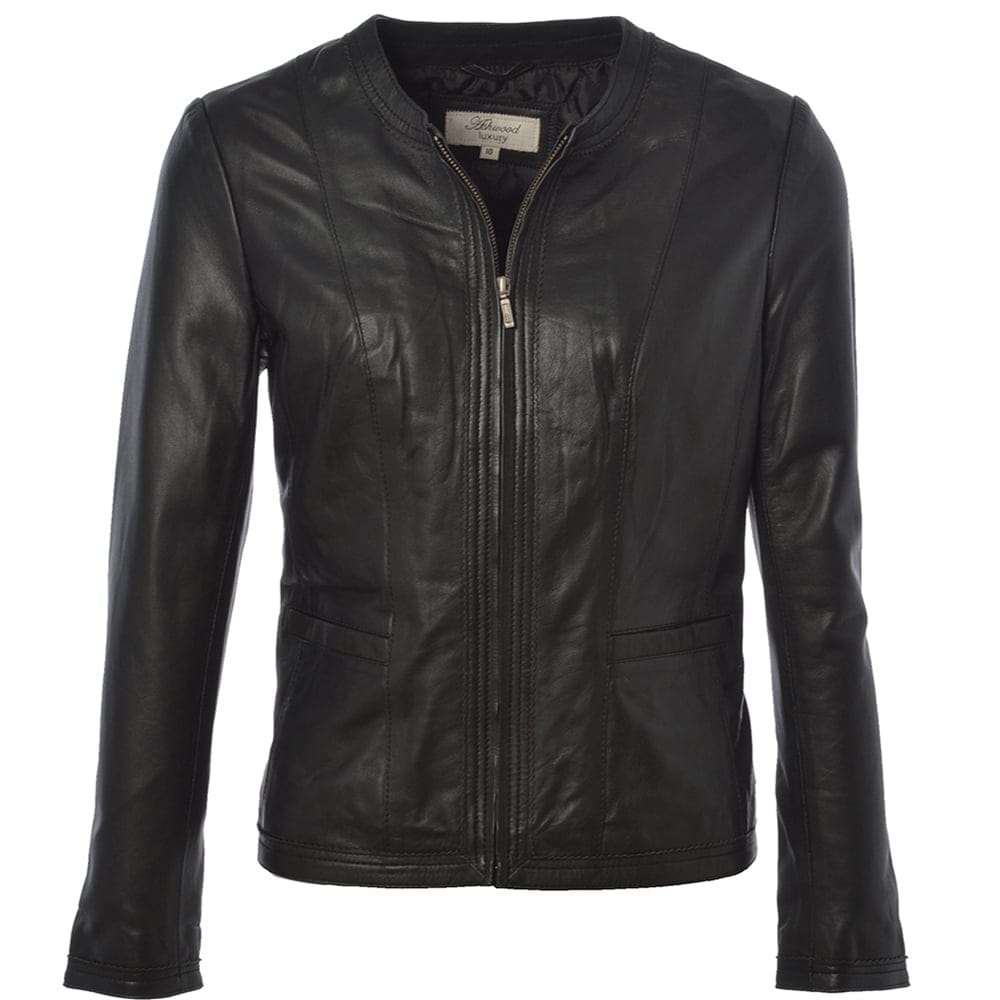 Leather Jacket Black/ddy: AWL-672