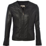 Leather Jacket Black/ddy: AWL-672