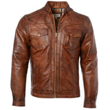 Leather Jacket Tan: 1895