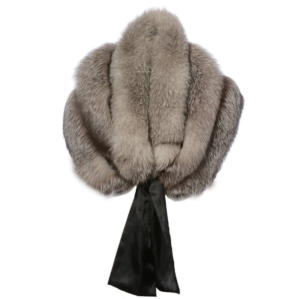 Womens Natural Fox Collar: 90