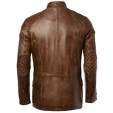 Leather Coat Nevada Timber: 2238