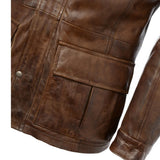 Leather Coat Nevada Timber: 2238