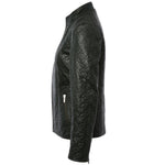 Leather Jacket Green: ASH-733