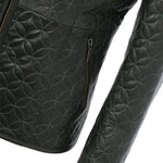Leather Jacket Green: ASH-733
