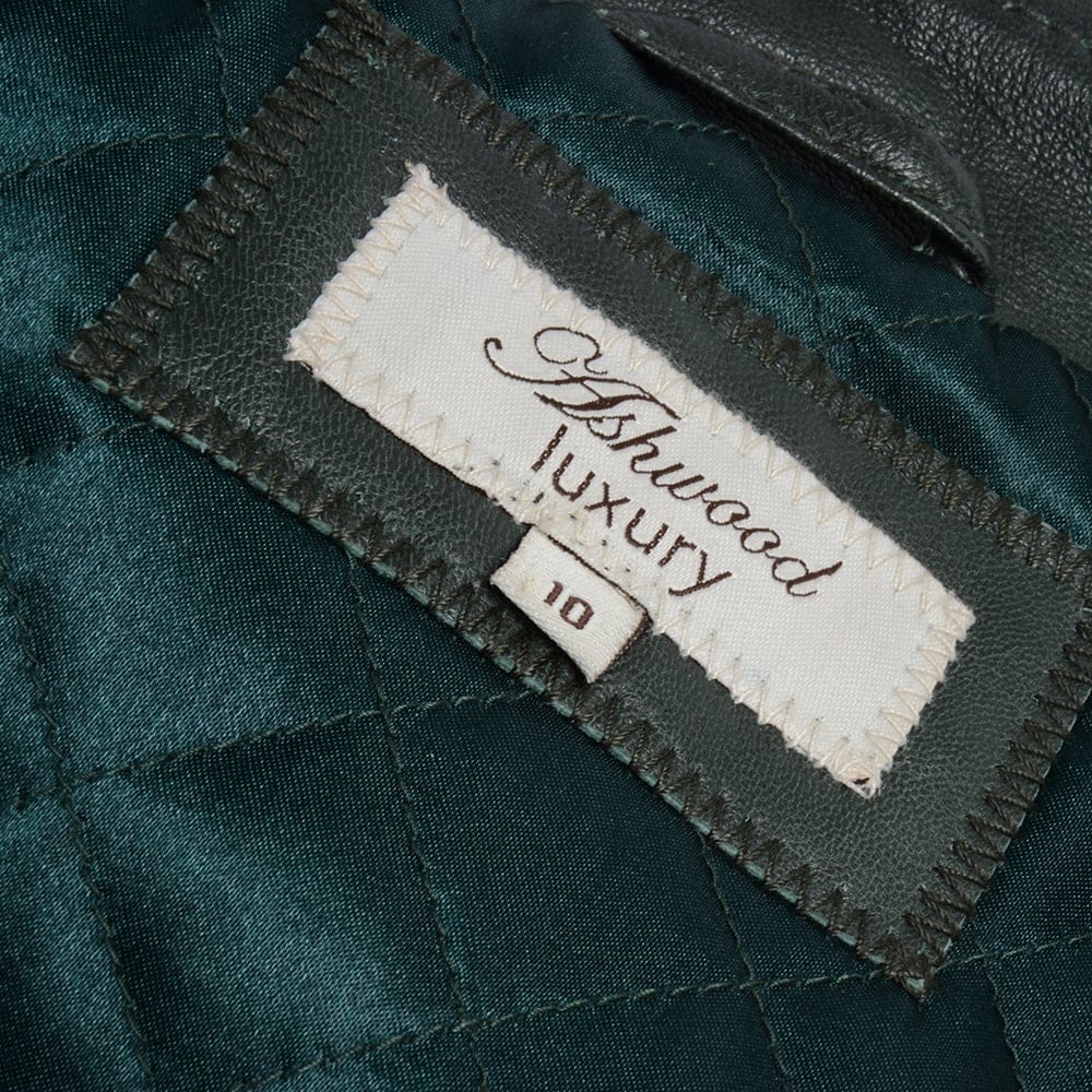Leather Jacket Green: ASH-733