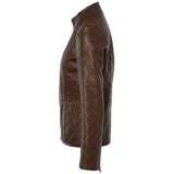 Leather Jacket Brown: ASH-733