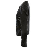 Leather Jacket Brown: LISA MELINA