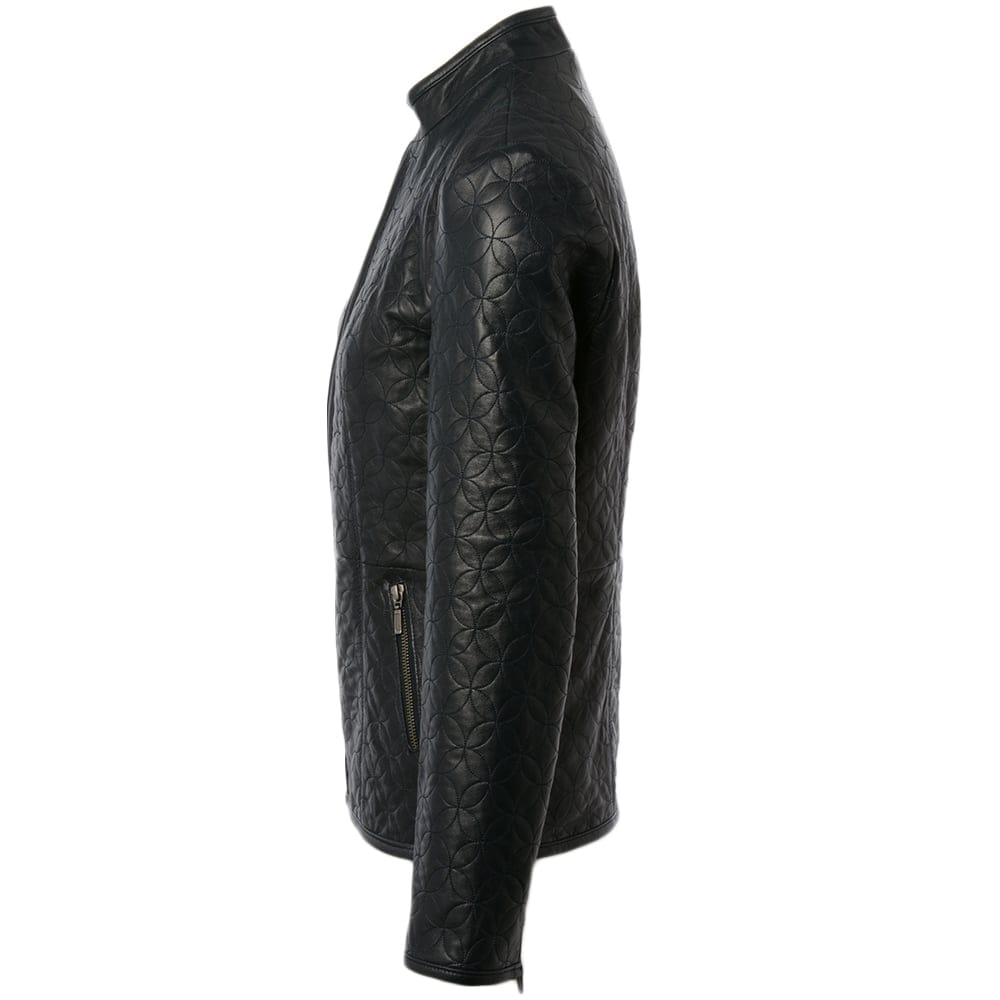 Leather Jacket Navy: ASH-733