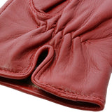 Leather Gloves Red : 401