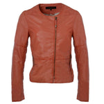 Leather Jacket Lt.red: STYLE B