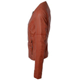 Leather Jacket Lt.red: STYLE B