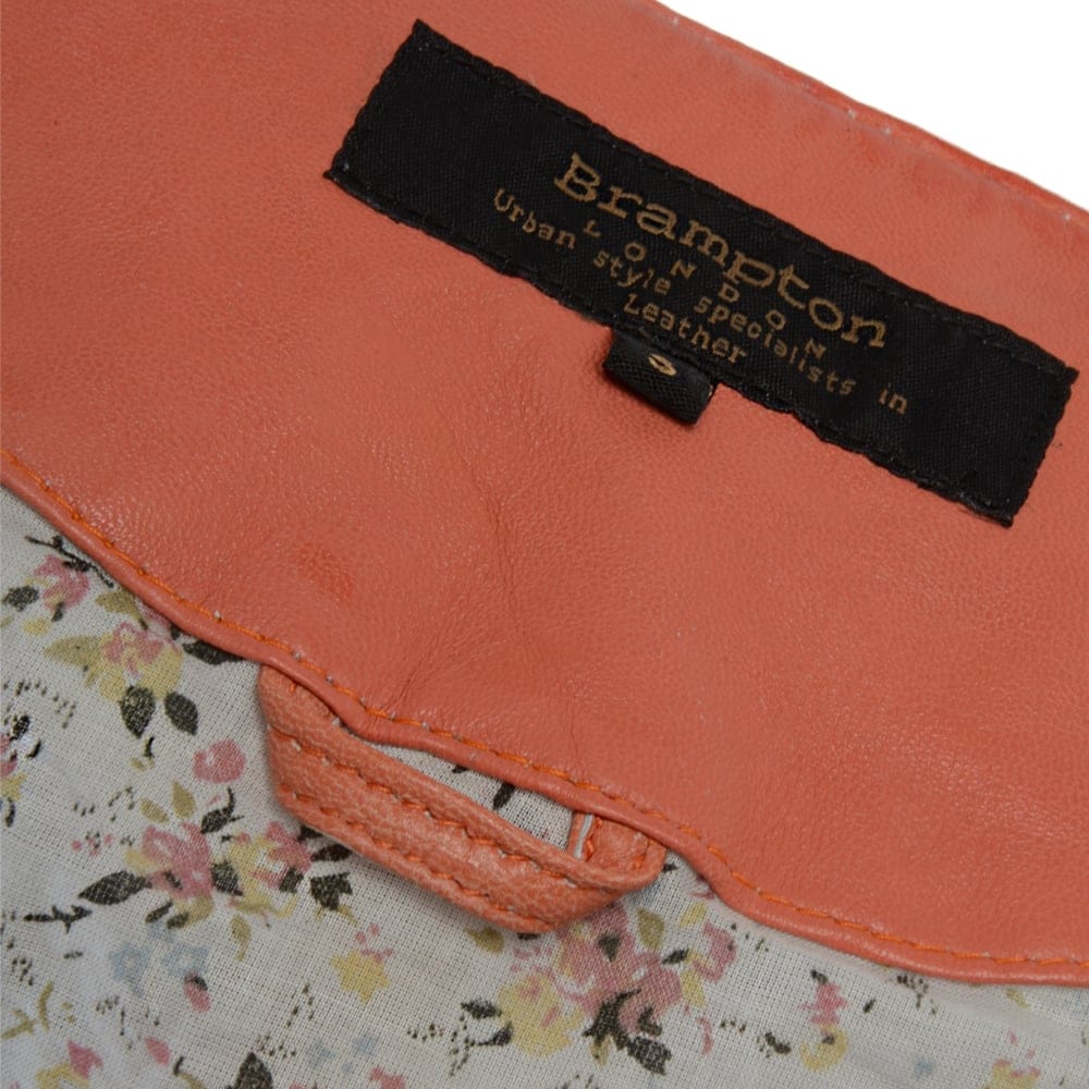 Leather Jacket Lt.red: STYLE B