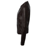 Leather Jacket Porto Brown: STYLE B