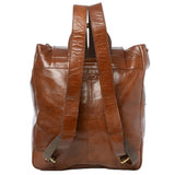 Mens Leather Backpack - Rucksack Chestnut
