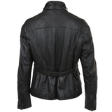 Leather Jacket Black/napp: PENLOPE