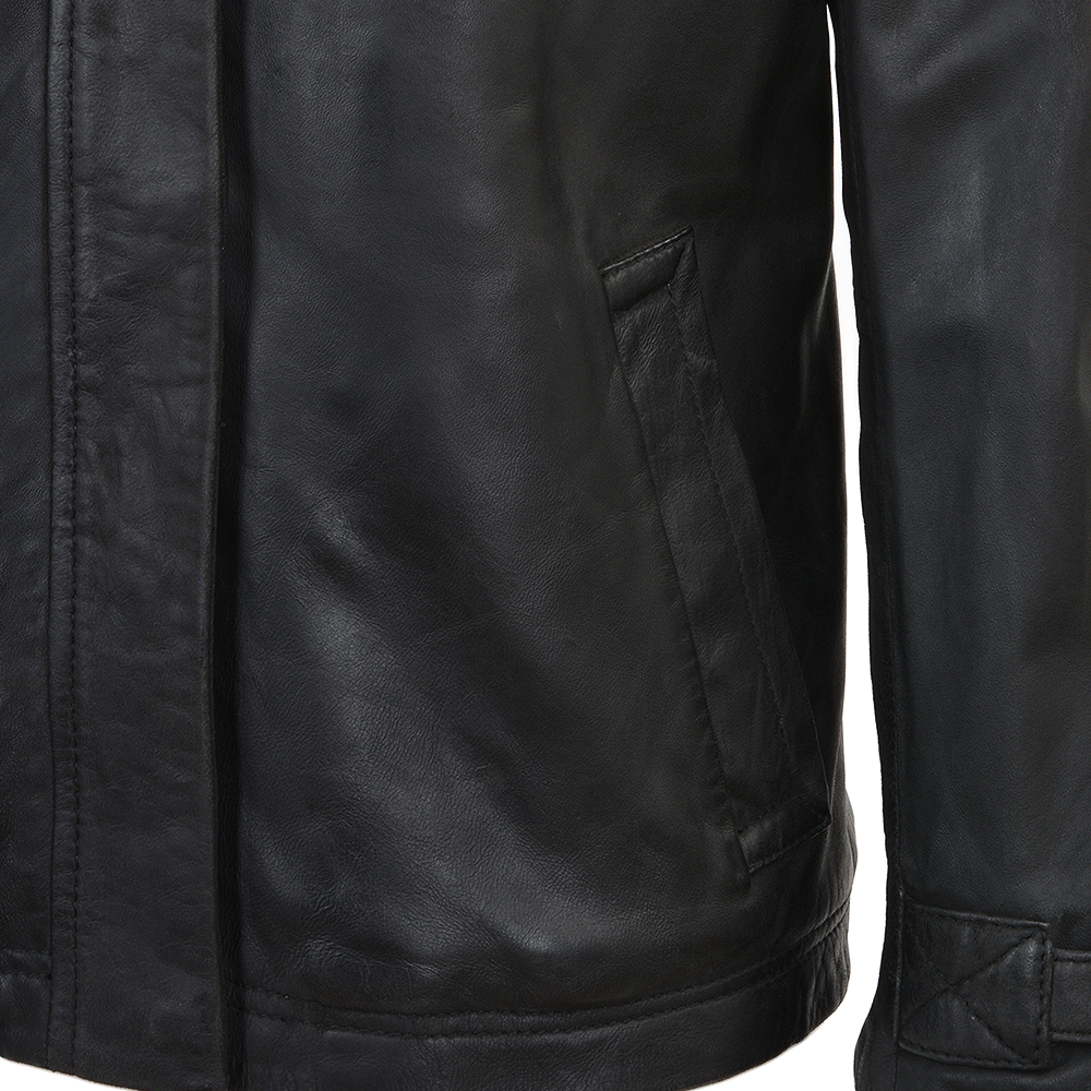 Leather Jacket Black: FO-DAN 72006