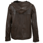 Leather Jacket Khaki: FO-DAN 72006