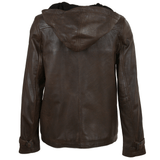 Leather Jacket Khaki: FO-DAN 72006
