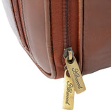 Mens Leather Washbag Chestnut/vt: 2080