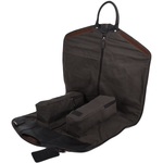 Mens Leather Suit Carrier Brown: Harper