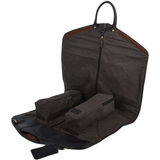 Mens Leather Suit Carrier Brown: Harper