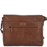 Five Pocket Carry All Leather Messenger Bag Tan/col : Pedro