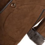 Sheepskin Coat  Brown: KE 72