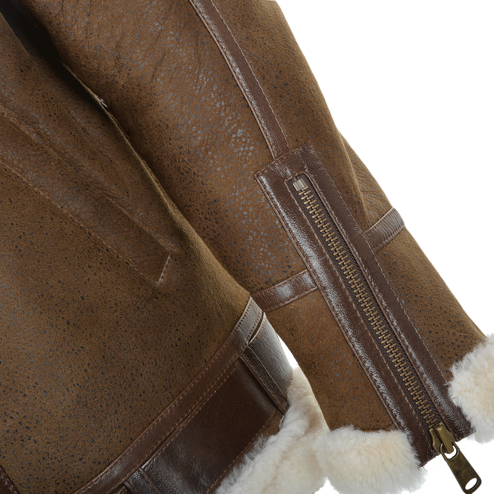 Sheepskin Flying Jacket Antique: KE-117