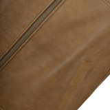 Leather Sheepskin Gillet Tan: KE-176