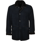 Sheepskin Coat  Dark Blue: KE-183