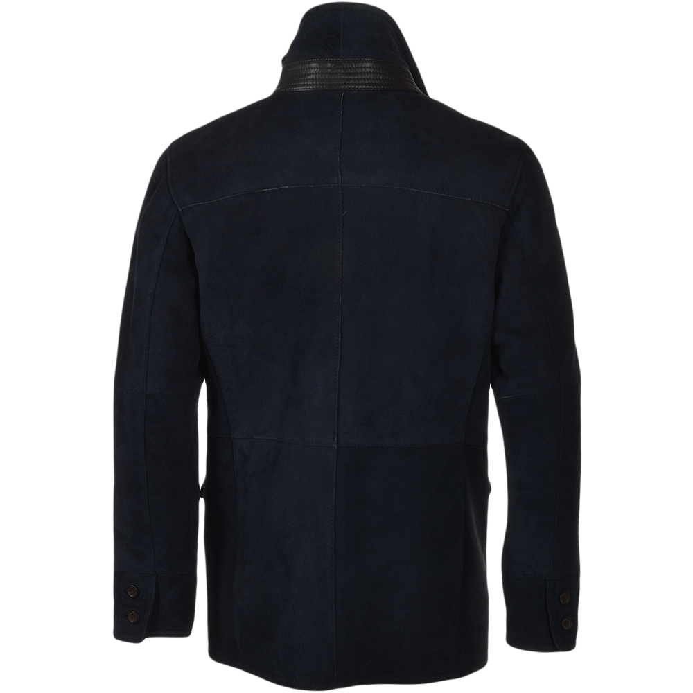 Sheepskin Coat  Dark Blue: KE-183