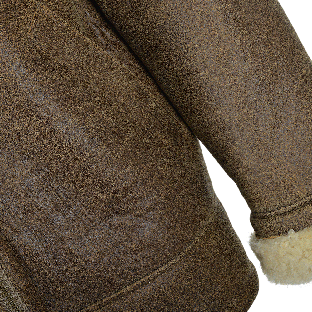 Sheepskin Flying Jacket Antique: KE 007E