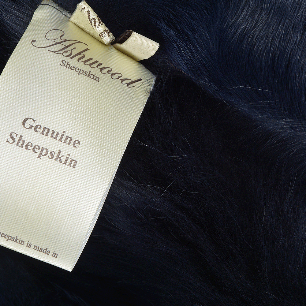 Toscana Suede Leather Gilet Navy: KB-42