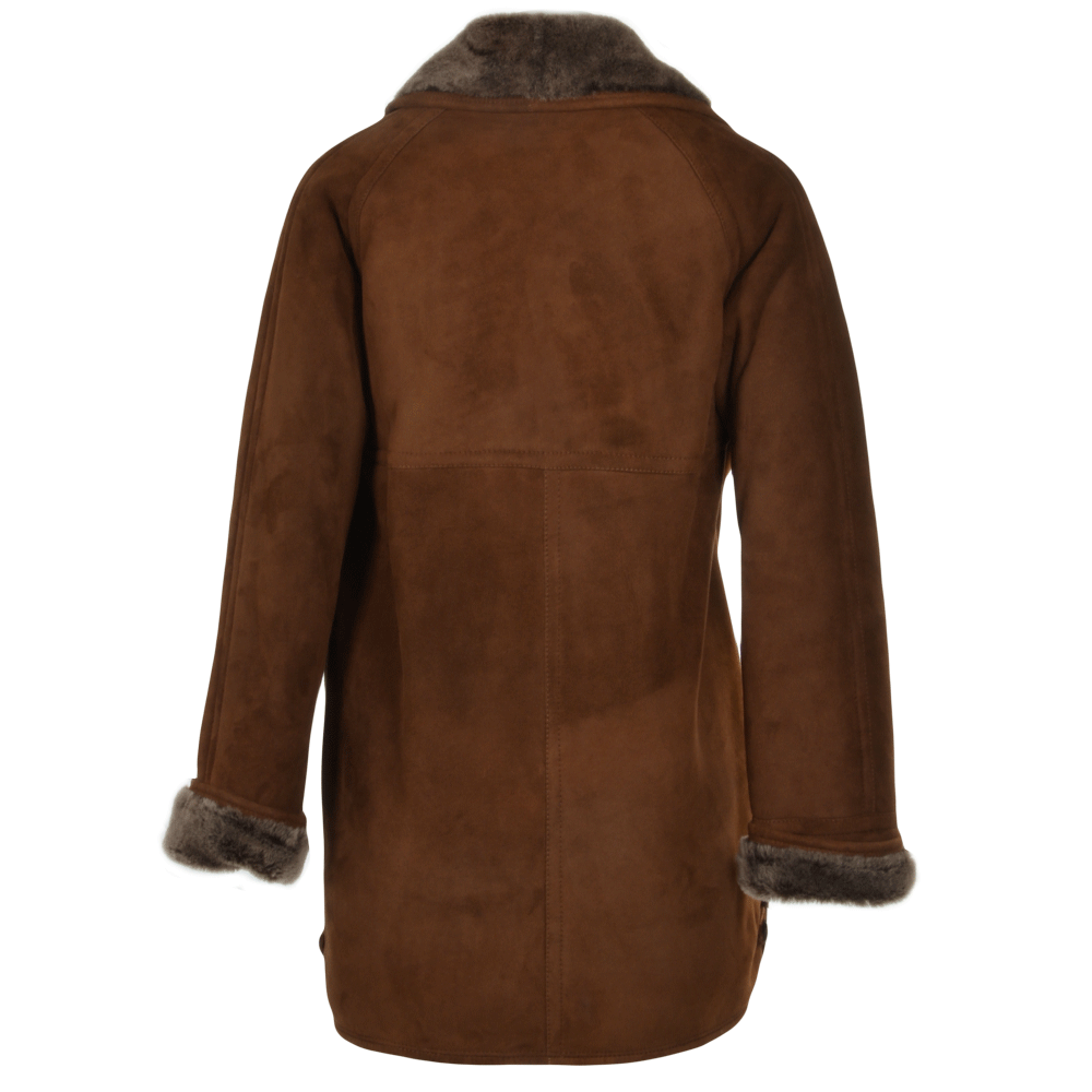 Sheepskin Coat Brown: KB 265