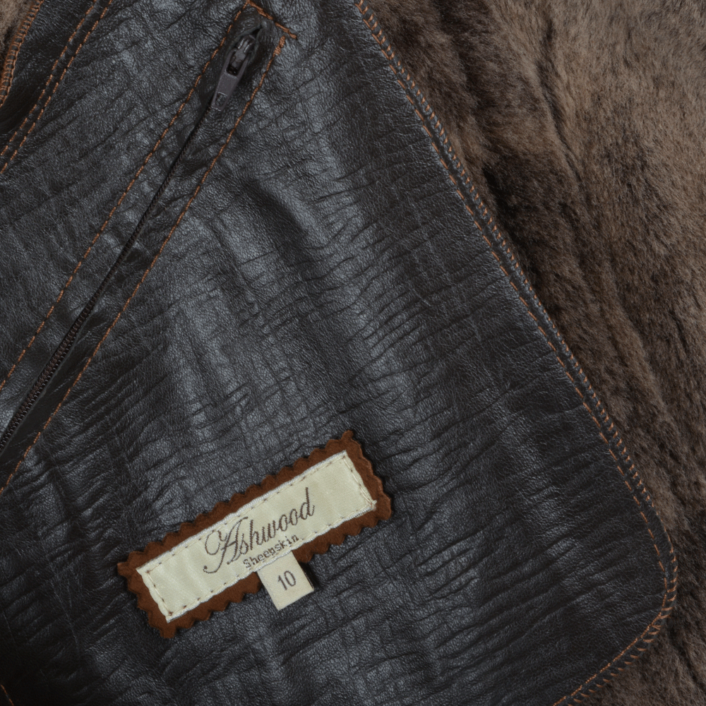 Sheepskin Coat Brown: KB 265