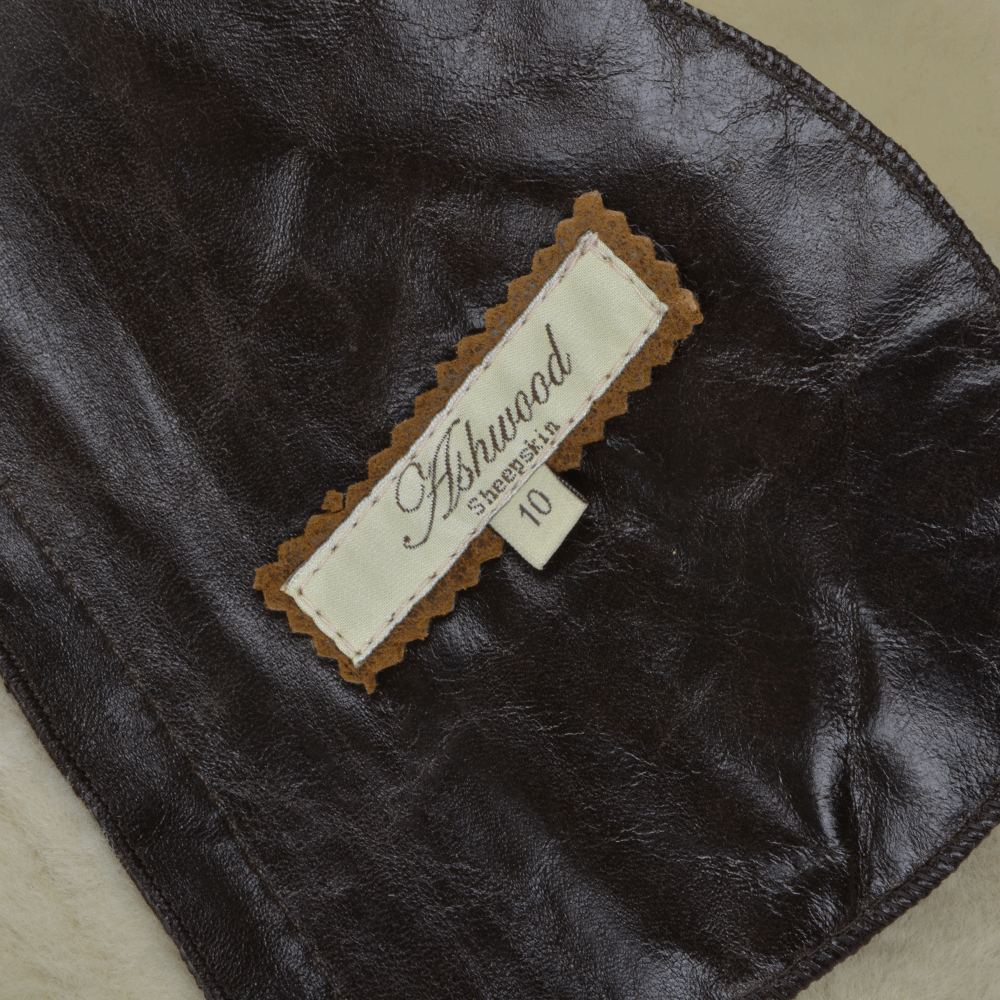 Fitted Sheepskin Aviator Flying Jacket Tan: KB-451