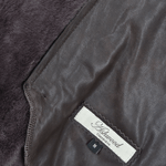 3/4 Hooded Toscana Sheepskin Coat Green: B-5689