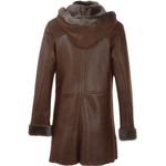 Sheepskin Duffle Coat Tobacco: CARRICK DUFFEL