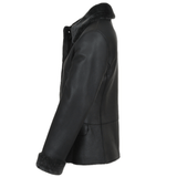 Short Shearling Jacket  Black: 614 TASKANA